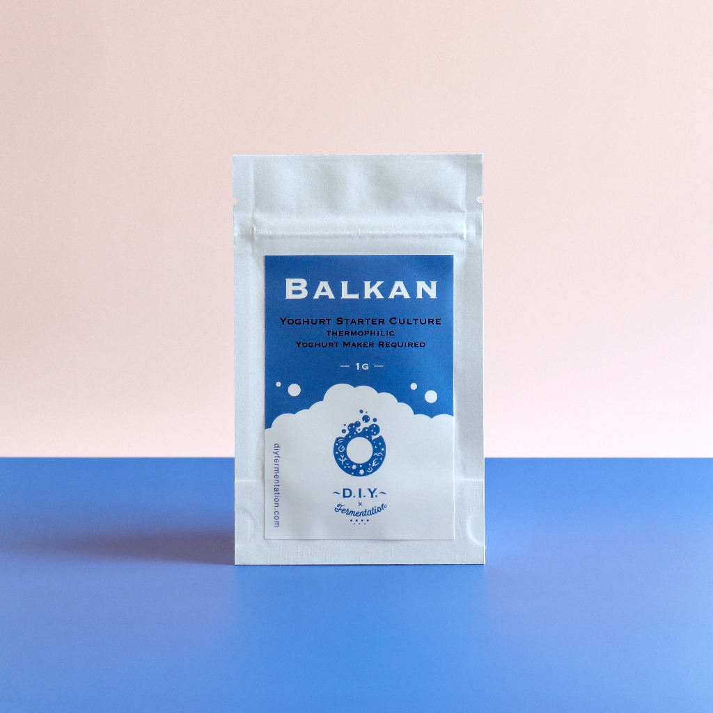 【BALKAN】ヨーグルト種菌 粉末 1g (加熱発酵、植え継ぎ可能)