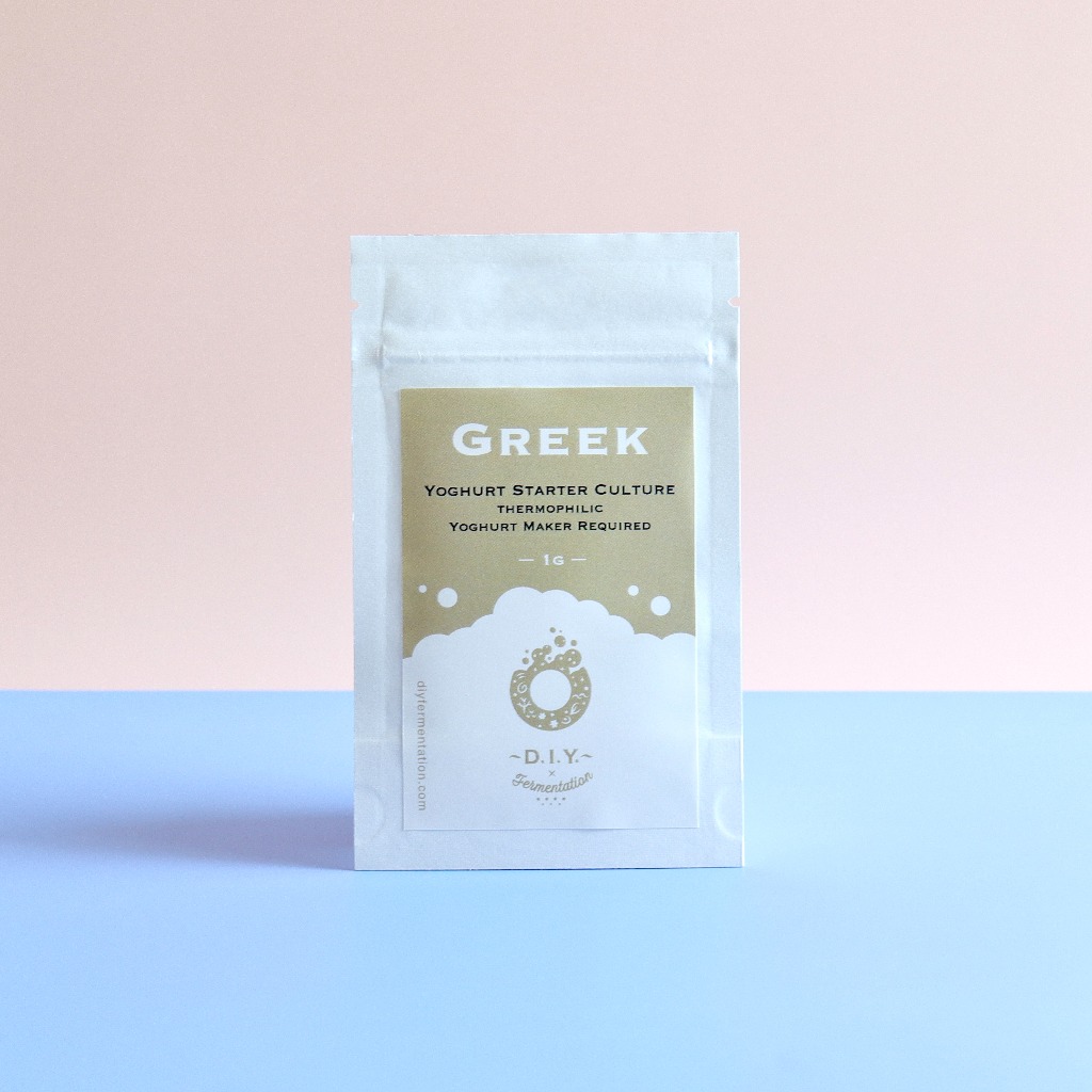 【GREEK】ヨーグルト種菌 粉末 1g (加熱発酵、植え継ぎ可能) ギリシャヨーグルト